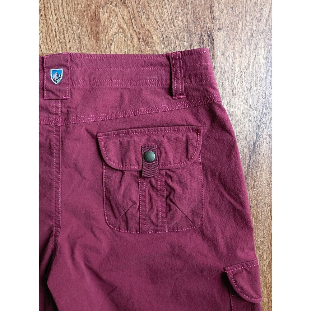Kuhl Cargo Shorts 8 Burgundy - Picture 10 of 12